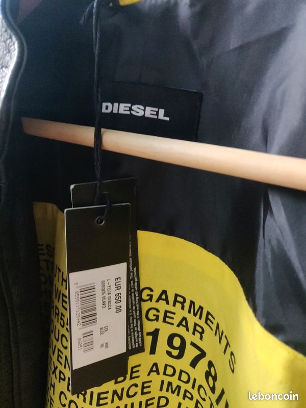 Veste cuir Diesel (image 4)