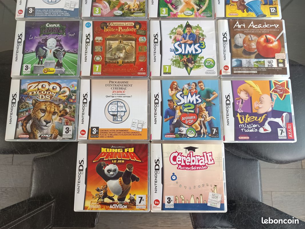 Lot De Jeux Nintendo DS – Dont Wario Ware – Occasion Bon état