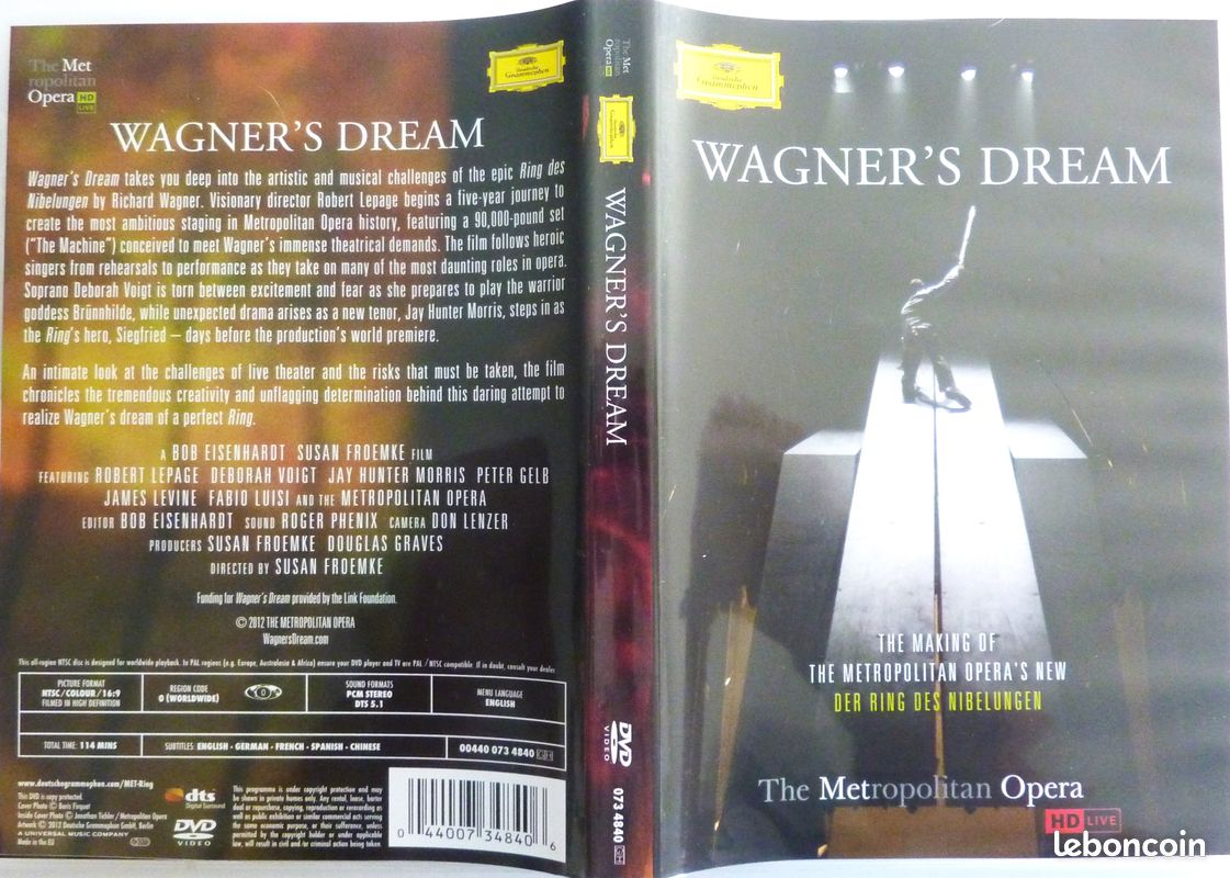 Coffret 8 DVD : Intégrale du Ring de WAGNER au MET de New York / Robert Lepage / James Levine, Fabio Luisi / Jonas Kaufmann, Bryn Terfel, Deborah Voigt, Jay Hunter Morris / Deutsche Grammophon (image 18)
