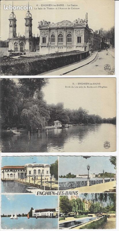 95-01 LOT 18 CARTES POSTALES ANCIENNES Département VAL d'OISE 95 Années 1890-1930 (image 7)