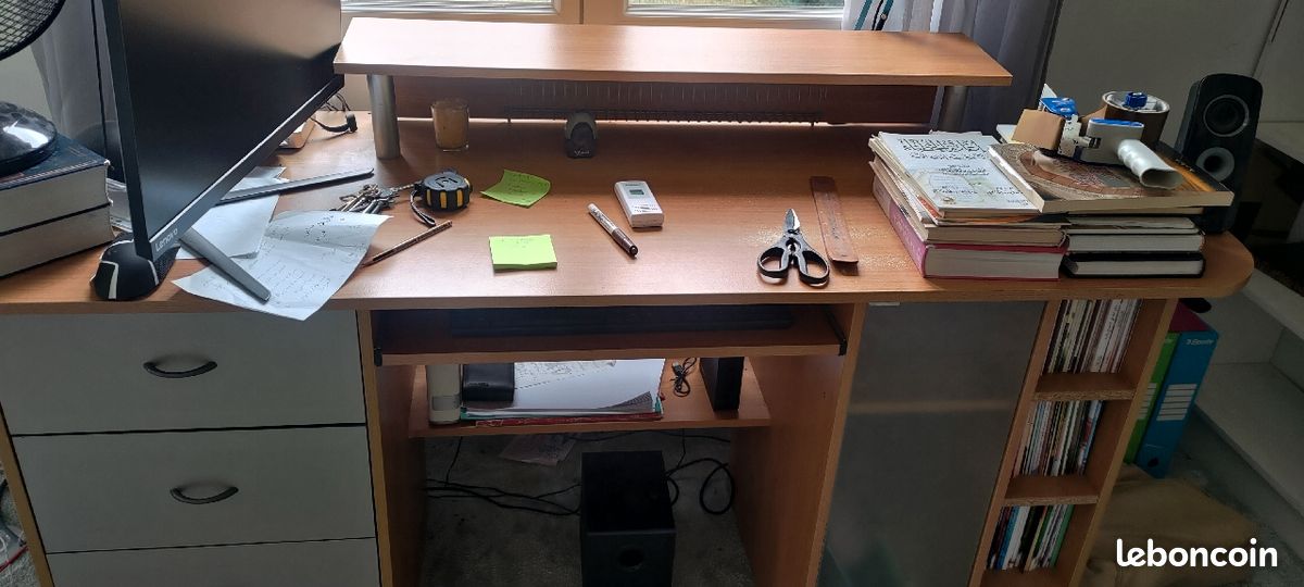 Bureau effet bois Conforama (image 3)