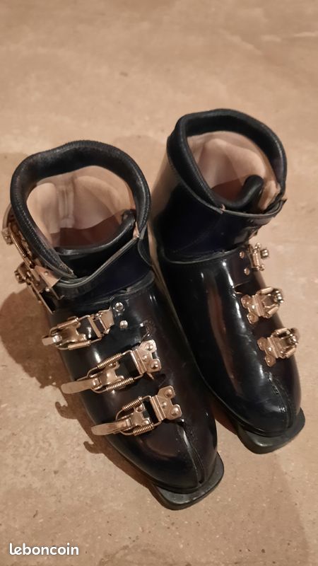 Chaussures Homme Heschung Bouleau - Cuir Noir - Bride Moine - Pointure UK 9 (EU 43) - Fabriqué En France - Occasion Très Bon état