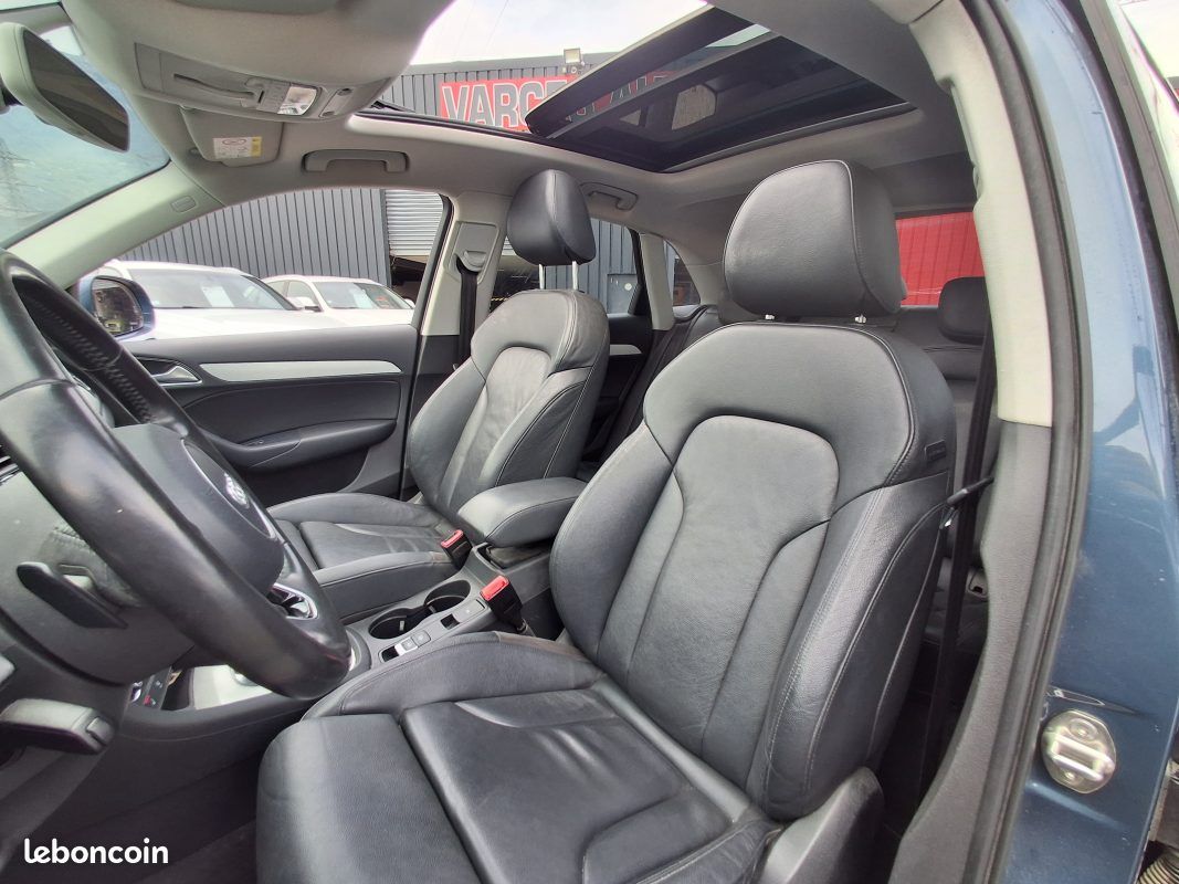 Audi q3 2.0 tdi 184 cv s-line quattro toit ouvrant panoramique/son bose/cuir (image 9)