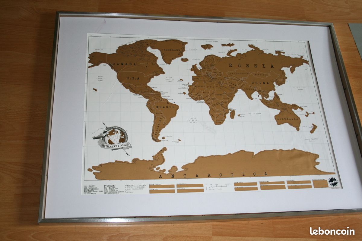Carte du monde à gratter (image 8)