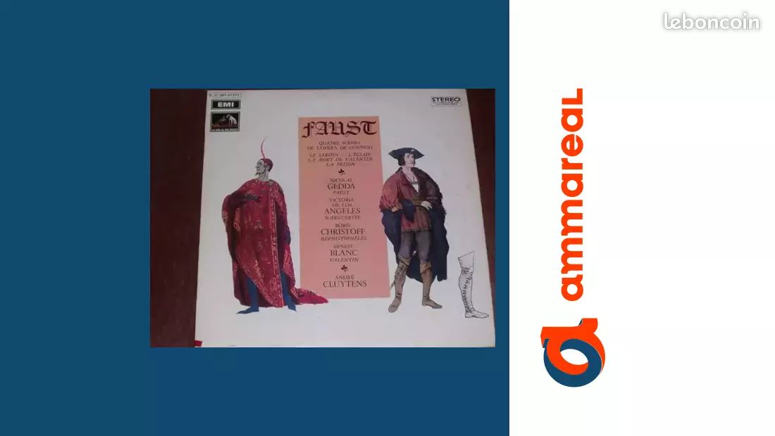 Faust - Quatre Scènes De L'Opéra De Gounod - André Cluytens et Charles Gounod (image 1)