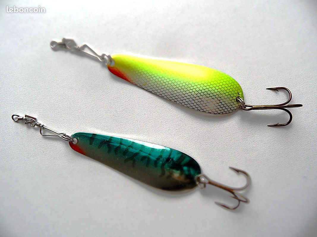 Ancien Leurre De Pêche Crankbait Inconnu - Poisson Plastique Lot #17548