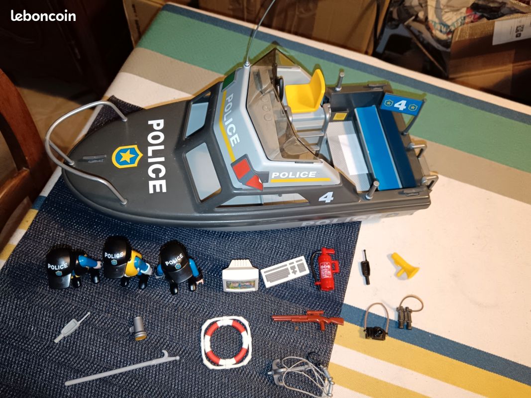 Playmobil Bateau de police (image 3)