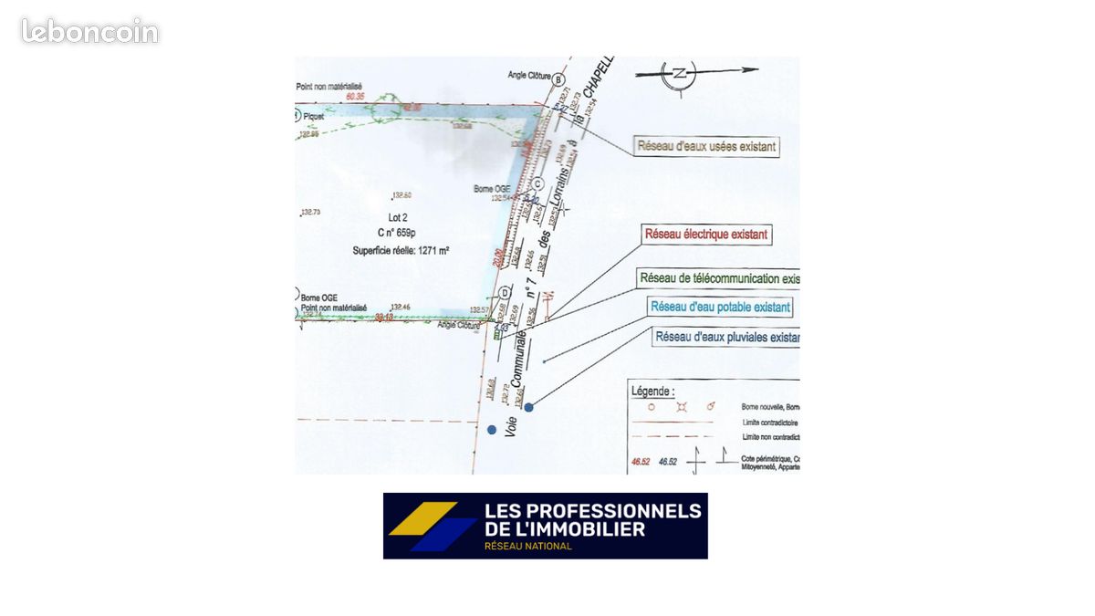 Terrain 1271 m² · à Montbouy · 1 271 m² · 25 000 €