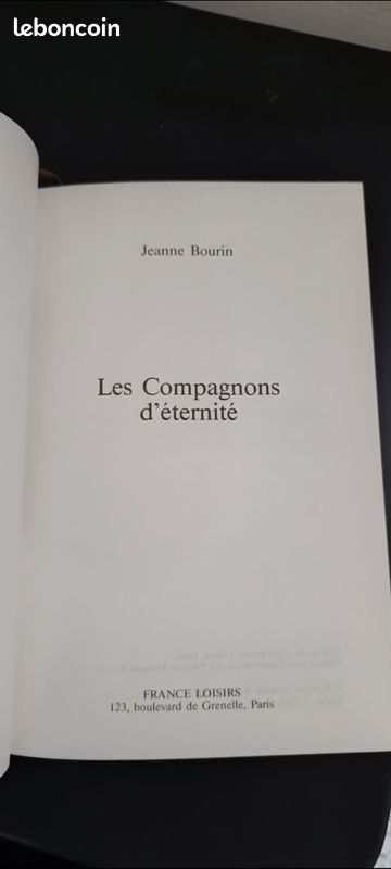 Jeanne BOURIN,les compagnons d'éternité (image 3)