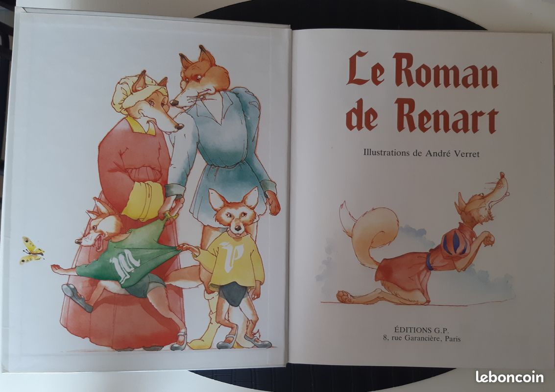 Livre le roman de renart vintage 1985 (image 2)
