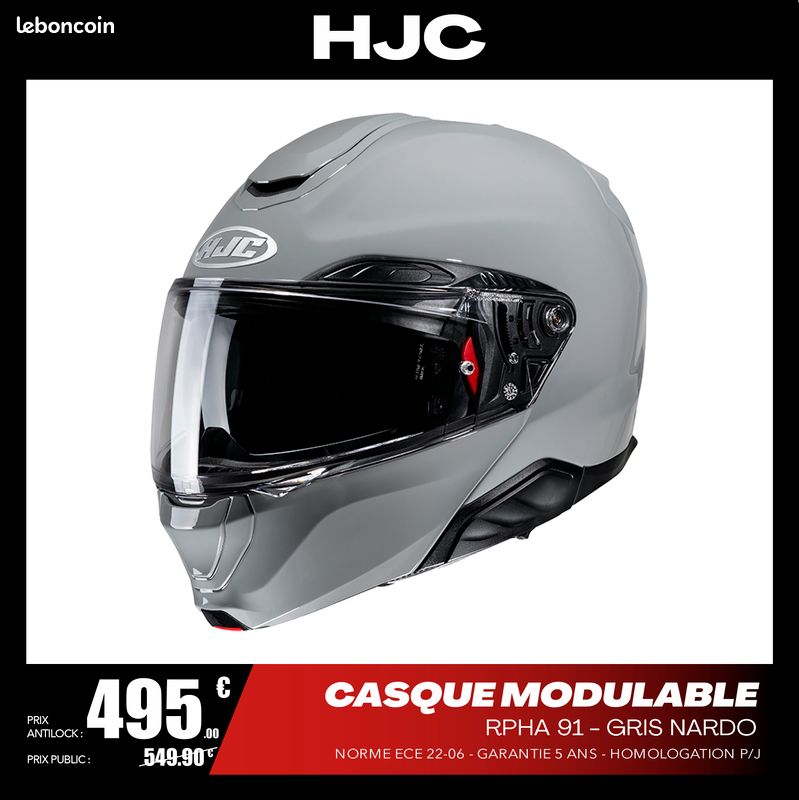 Casque modulable HJC RPHA 91 Carbon