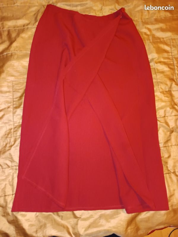 Jupe Courte H&M Noir Et Blanc Faux Portefeuille Taille 42 - Comme Neuve - Occasion Très Bon état