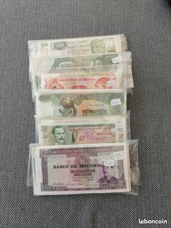 Lots De Billets De Banque Neufs – Colombie – Amérique Du Sud