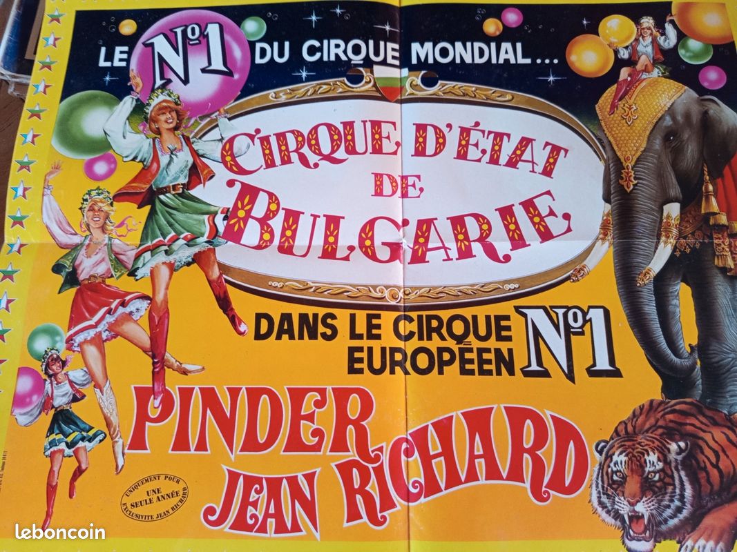 Programme cirque PINDER et poster (image 8)