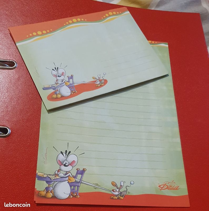 Papier a lettre diddl (image 1)