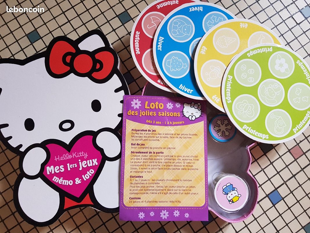 Jeu mémo et loto Hello Kitty (image 1)