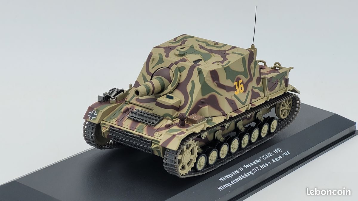 Modellino Carro Armato Sturmpanzer IV Brummbar (Sd.Kfz. 166) – Scala 1:43, Motor City Classics - 3