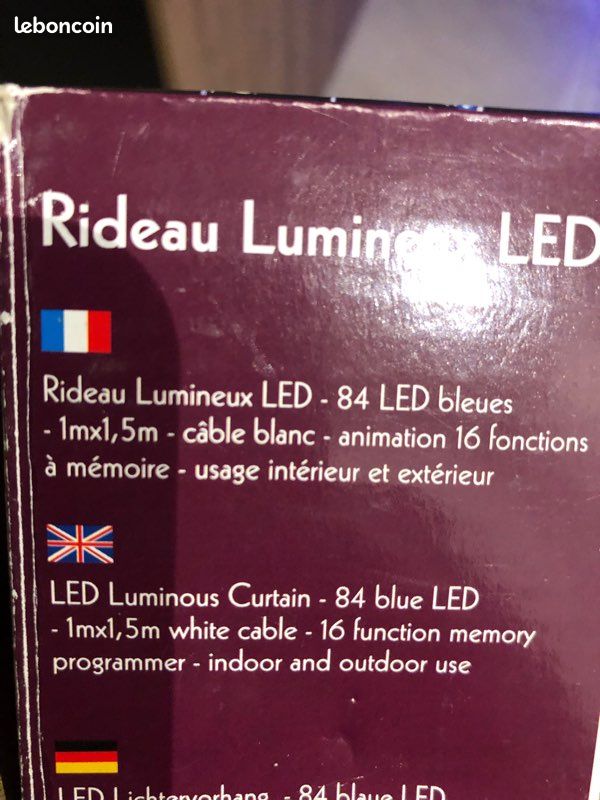 Lumière Noël bleue (image 3)