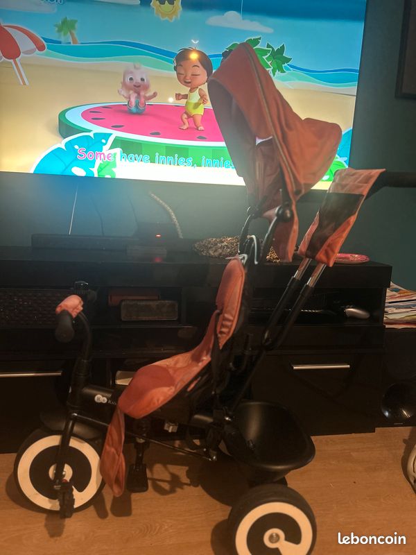 Tricycle évolutif Kinderkraft avec canopy – Très bon état (image 1)