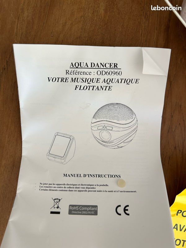 Haut-parleur flottant sans fil Aqua Dancer (image 2)