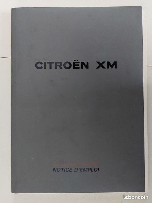 Manuel D'utilisation CITROËN XM Phase 1 - Carnet D'entretien Vierge - Occasion En Très Bon état