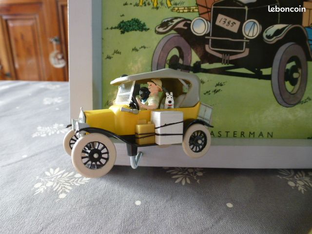VOITURE TINTIN 1/43 Le Taxi Checker de Tintin en Amérique boîte + fascicule EUR 12,00 - FR