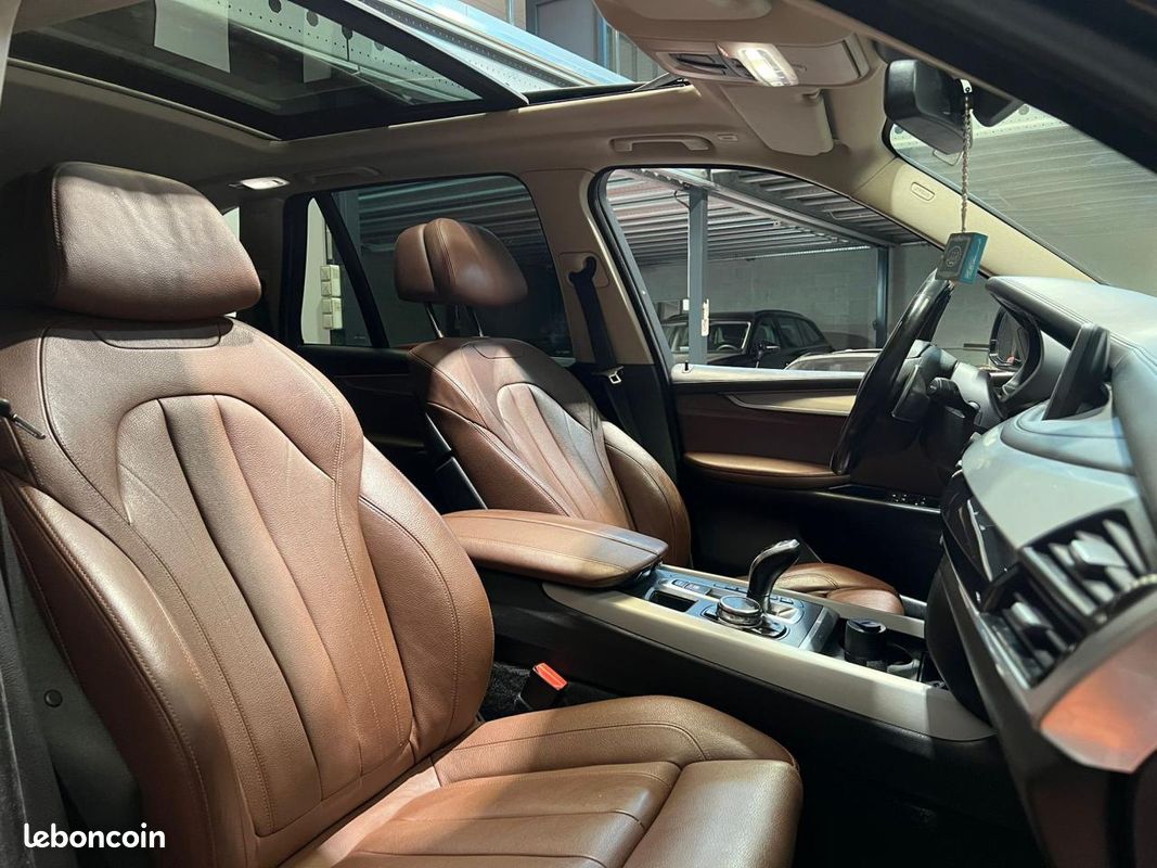 BMW X5 Exclusive - sDrive 25d -7pl F15 - TO - SUIVI - H/K - CAM 360° - HUD - SIEGES CHAUFFAN (image 19)