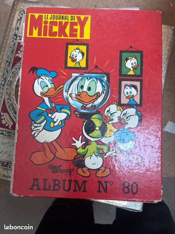Reliure Mickey n°80. Le journal de Mickey. Walt Disney (image 1)