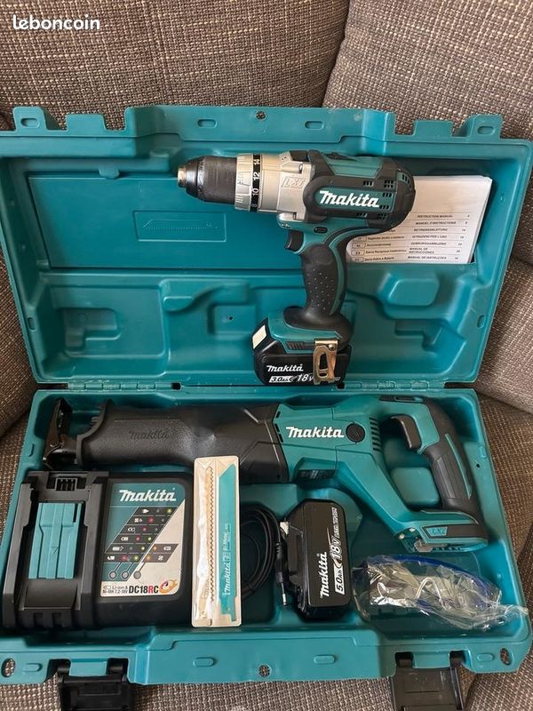 Scie alternative Makita + visseuse sans fil 18 V (image 1)