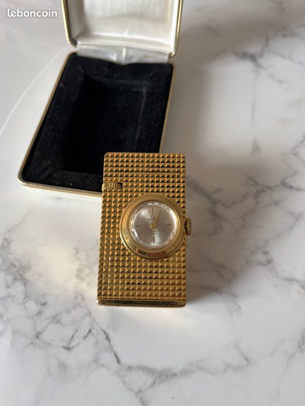 Montre Buler Et Briquet Vintage - Pour Pièces Détachées Ou Réparation, Occasion