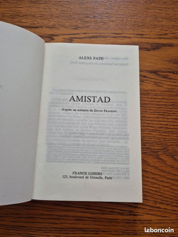 Amistad d après un scenario de david franzoni (image 2)