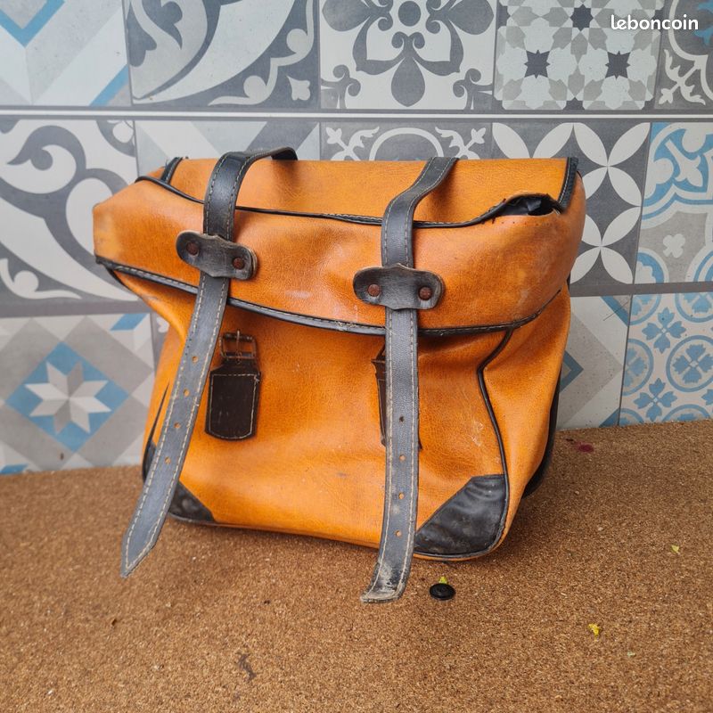 Ancienne sacoche de vélo, Vintage Équipements vélos