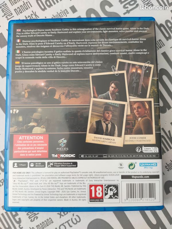 Jeu PS5 Alone in the dark (image 2)