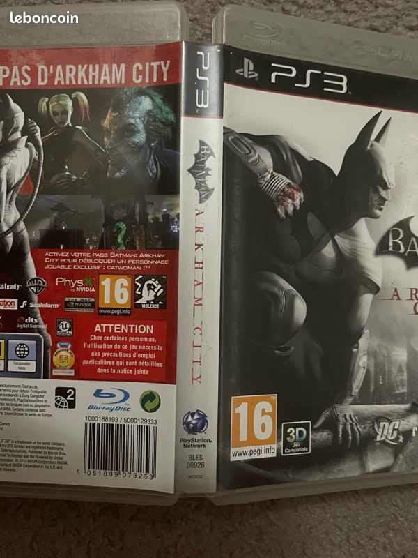 Batman Arkham City Sur PS3 - Disque Seul, Bon état - Livraison Offerte