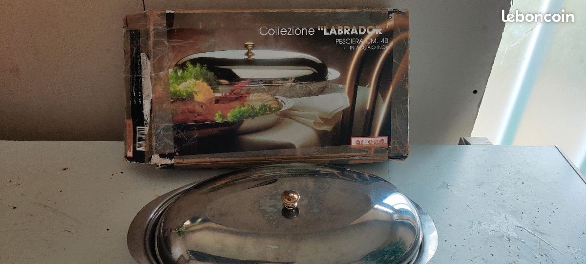 Plat à poisson 40cm Inox (image 1)
