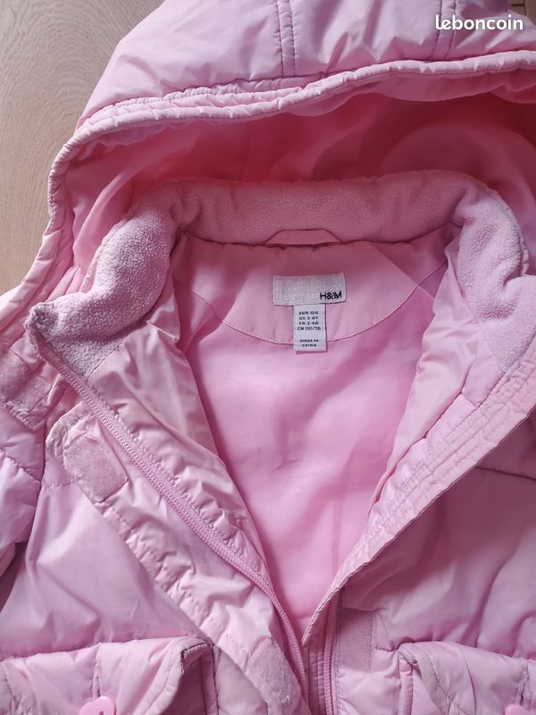 Manteau doudoune fille H&M Vêtements bébé