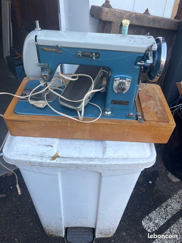 Machine à coudre ancienne happy de luxe (image 1)
