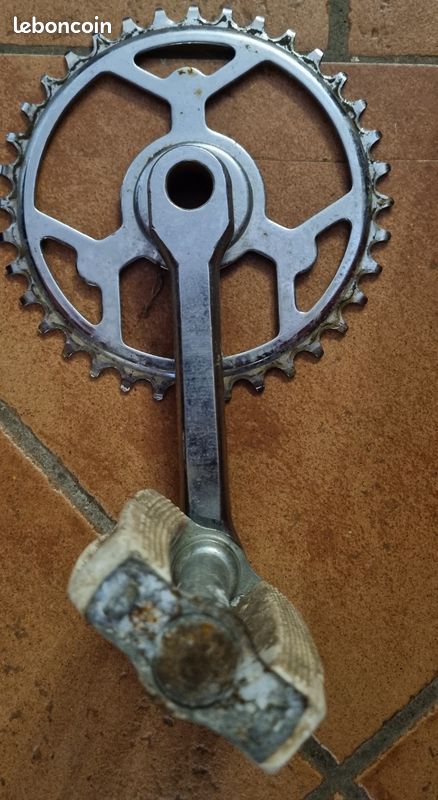 Pédalier route singlespeed à plateau de 46 dents - Partie cycle vélo