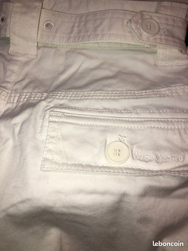 Pantalon blanc Pepe Jeans (image 6)