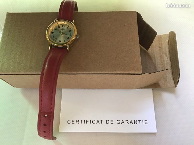 Montre Bracelet Femme CODHR - Cadran Classique, Bracelet Noir - Neuf Sans étiquette