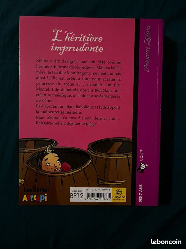 Livres : Princesse Zélina, tomes 1 à 5 et 13 (image 2)