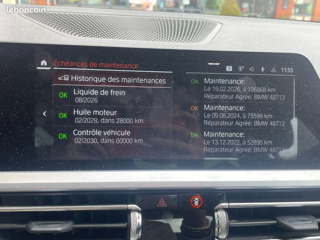 BMW SERIE 3 G20 330i 258 ch BVA8 Edition Sport - ENTRETIEN COMPLET BMW (image 25)