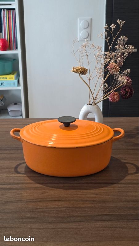 Cocotte En Fonte émaillée DOUFEU Ovale 32 Cm Volcanique 162715 1