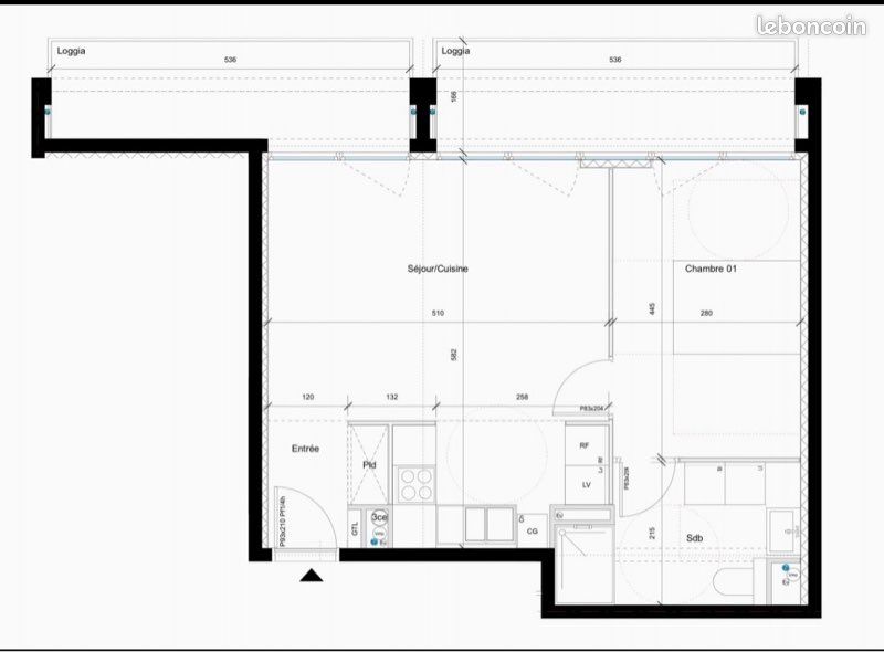 Appartement 2 pièces 46 m² · à Reims · 46 m² · 700 €