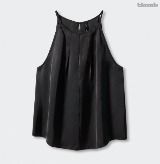 Haut Mango noir taille 36 - S (image 1)