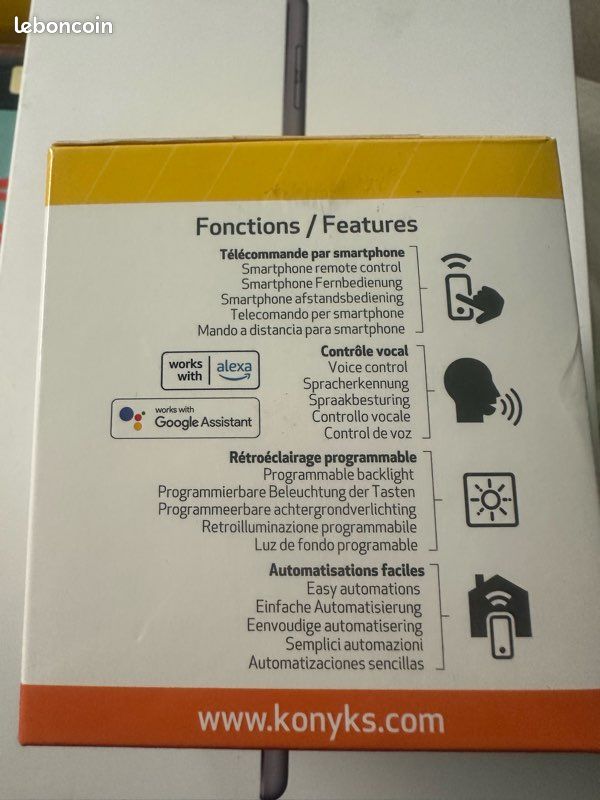 Interrupteur pour volets roulants neuf dans l’emballage wifi connecté (image 2)