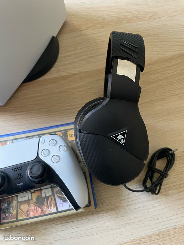 Pack PS5 D'occasion - Console 1To + SSD Supplémentaire + Volant + Manette + 2 Jeux + Casque