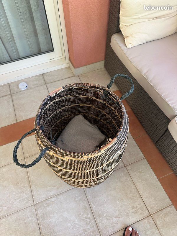 Grand panier de rangement avec couvercle (image 2)