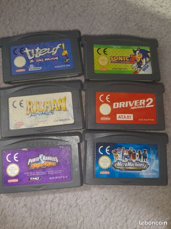 Lot de 4 jeux GAME BOY ADVANCE - Ressourcerie Histoires Sans Fin