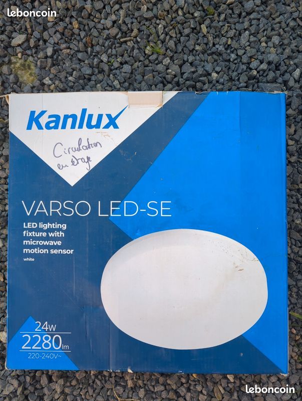 Luminaire led Neuf à capteur 24w Kanlux (couloir..) (image 1)